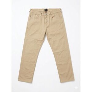 Paul Smith Jeans Men Beige Sz30x25 Tapered Fit Organic Moroccan 5-Pocket Comfy